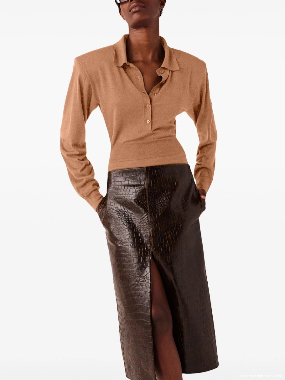Cheap skirt Women embossed midi McCartney Stella crocodile 0720